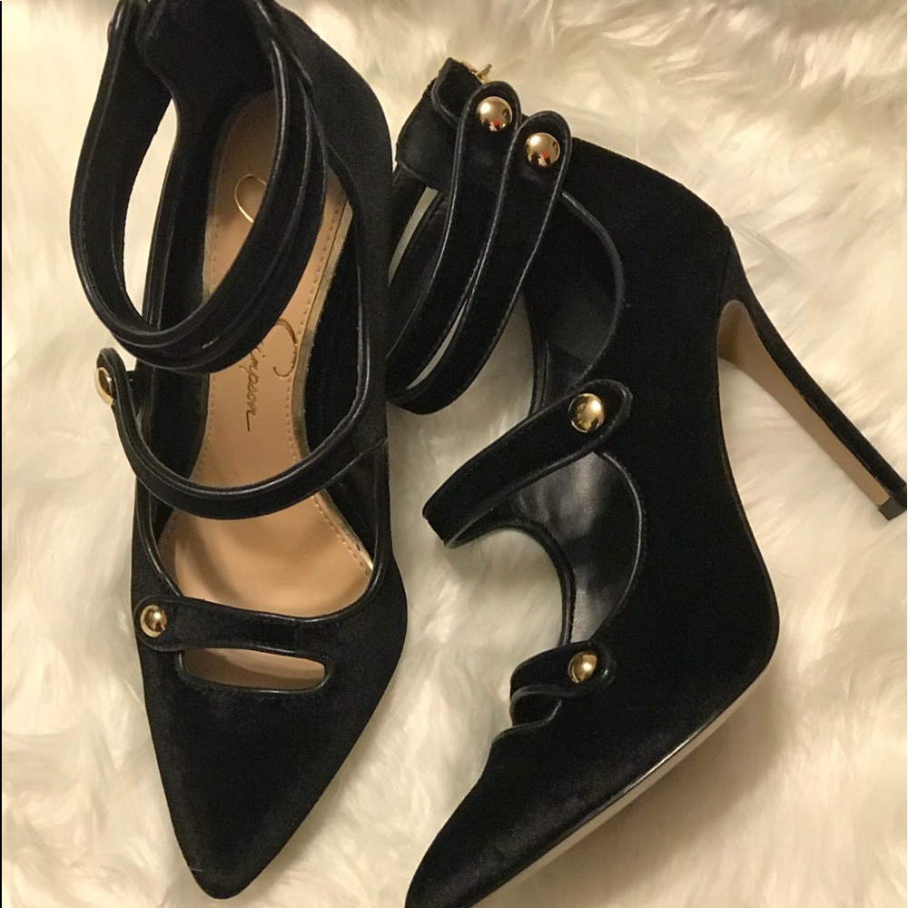 Double Ankle Strap Pumps